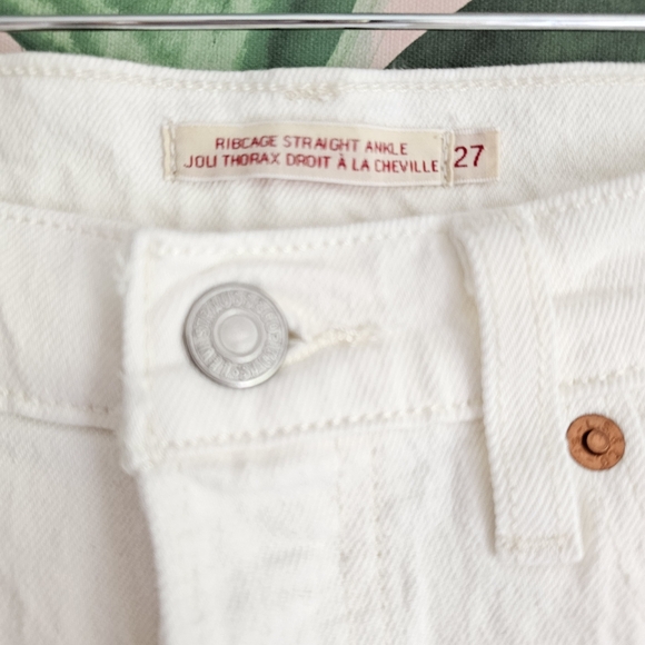 LEVI'S Ribcage Straight Ankle in Cloud Over Size 27 - Picture 16 of 16